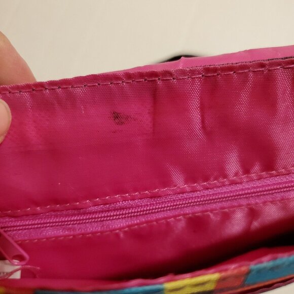 Lily Bloom Crossbody Messenger Bag Purse Bright Floral  10"x9"x2" Paisley - Picture 10 of 10